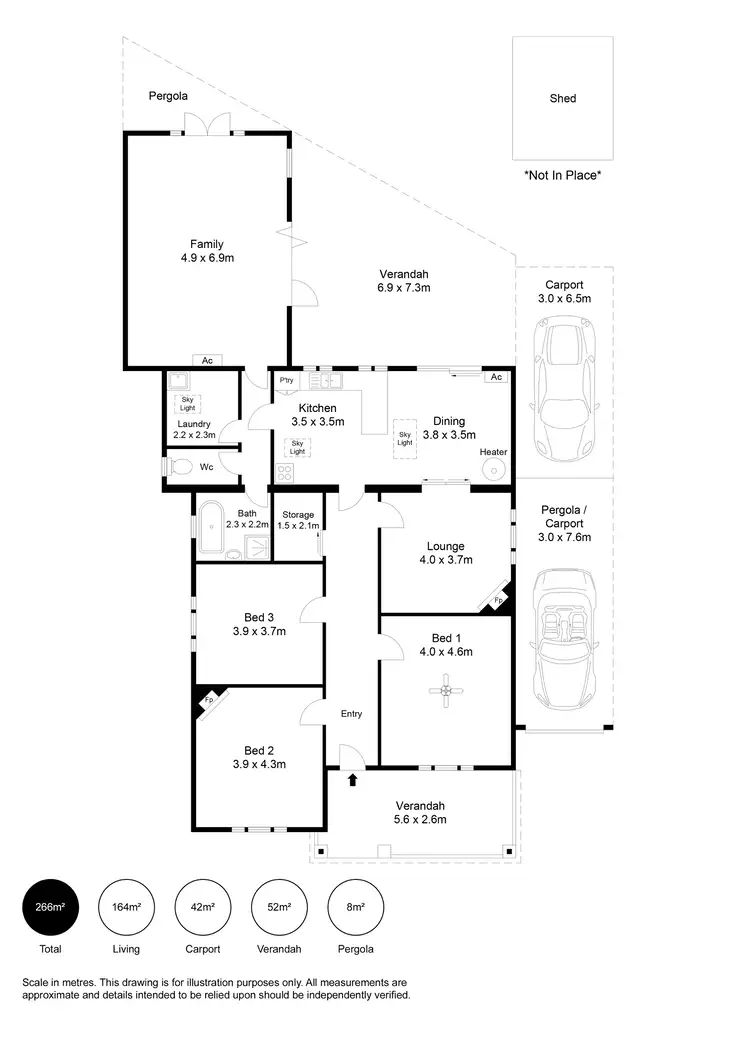 Floorplan of Homely house listing, 195 Swan Terrace, Semaphore SA 5019