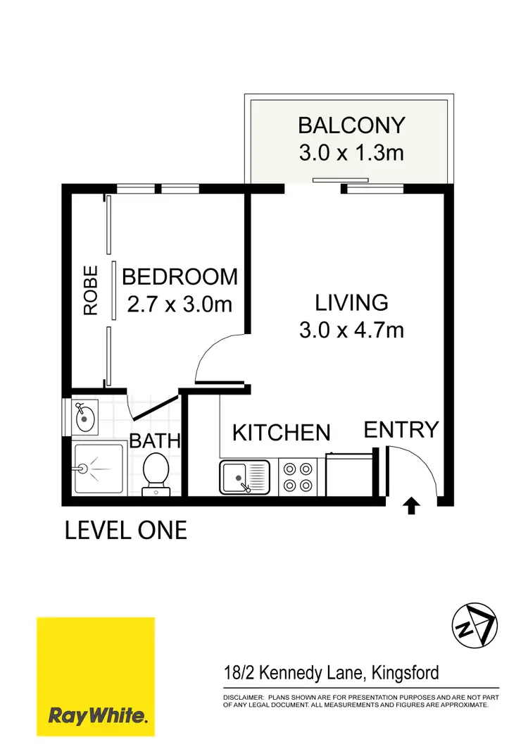 Floorplan of Homely apartment listing, 18/2 Kennedy Lane, Kingsford NSW 2032