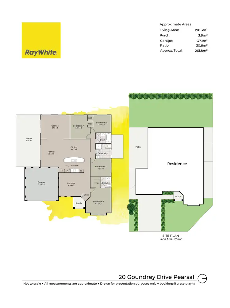 Floorplan of Homely house listing, 20 Goundrey Drive, Pearsall WA 6065