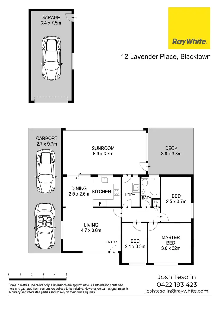 Floorplan of Homely house listing, 12 Lavender Place, Blacktown NSW 2148