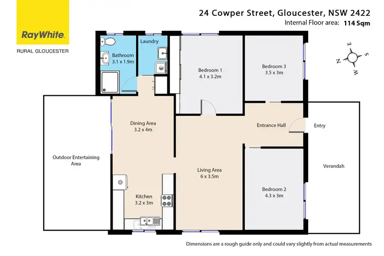 Floorplan of Homely house listing, 24 Cowper Street, Gloucester NSW 2422