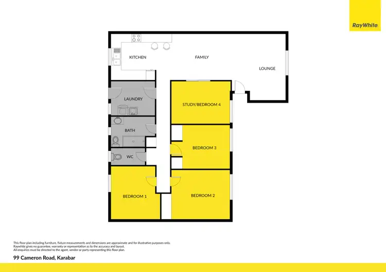 Floorplan of Homely house listing, 99 Cameron Road, Karabar NSW 2620