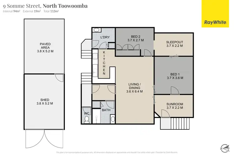 Floorplan of Homely house listing, 9 Somme Street, North Toowoomba QLD 4350