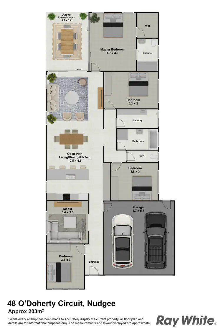 Floorplan of Homely house listing, 48 O'Doherty Circuit, Nudgee QLD 4014
