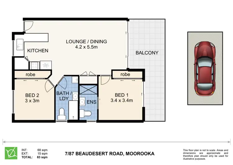 Floorplan of Homely unit listing, 7/87-91 Beaudesert Road, Moorooka QLD 4105