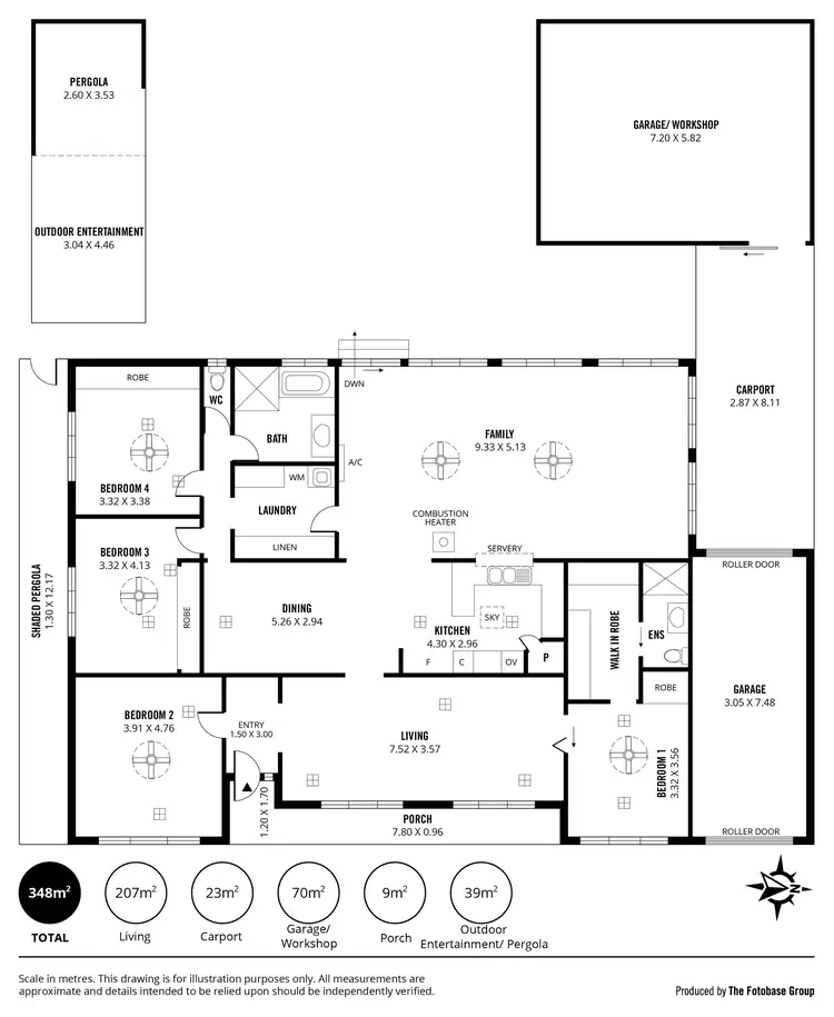 Floorplan of Homely house listing, 4 Toledo Way, Reynella East SA 5161