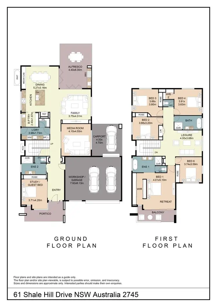 Floorplan of Homely house listing, 61 Shale Hill Drive, Glenmore Park NSW 2745