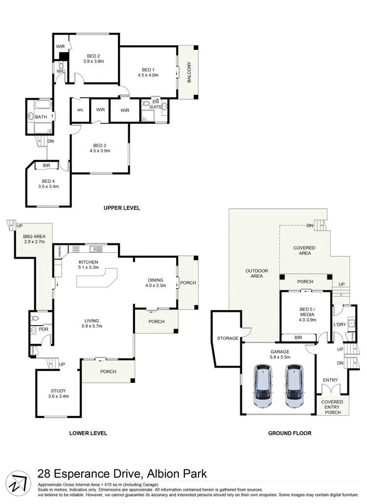Floorplan of Homely house listing, 28 Esperance Drive, Albion Park NSW 2527