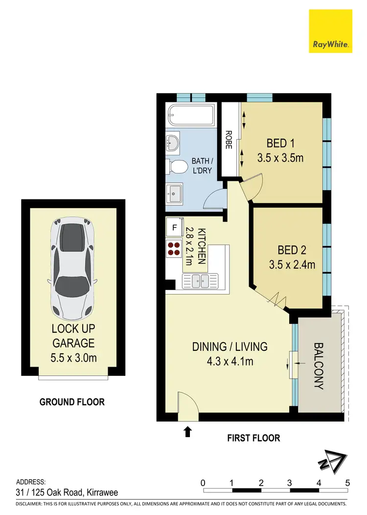 Floorplan of Homely apartment listing, 31/125-129 Oak Road, Kirrawee NSW 2232