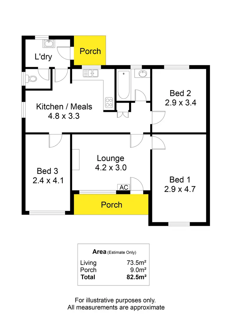 Floorplan of Homely house listing, 6 Chillingworth Road, Elizabeth East SA 5112