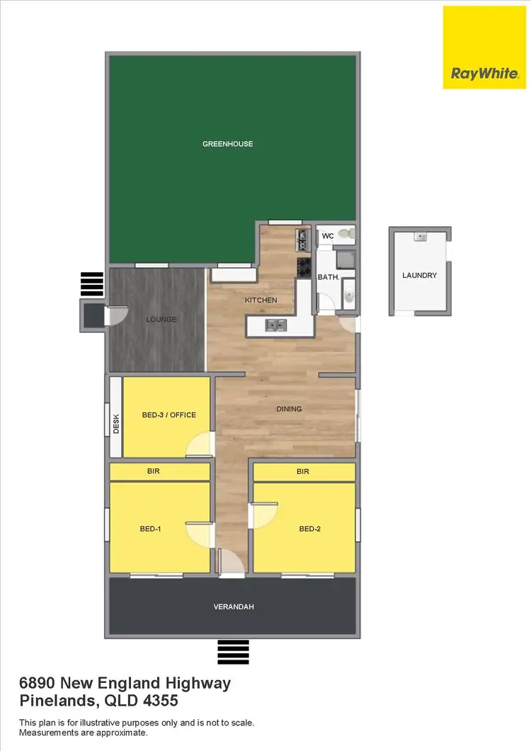 Floorplan of Homely rural property listing, 6890 New England Highway, Crows Nest QLD 4355