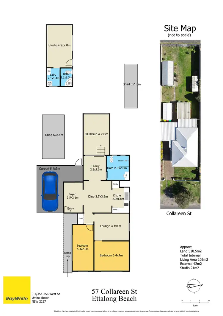 Floorplan of Homely house listing, 57 Collareen Street, Ettalong Beach NSW 2257