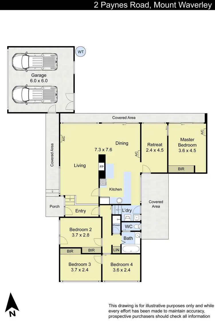 Floorplan of Homely house listing, 2 Paynes Road, Mount Waverley VIC 3149