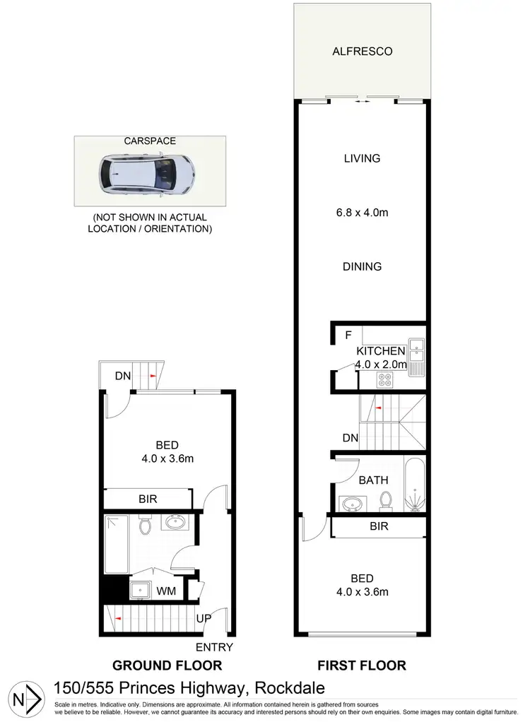 Floorplan of Homely apartment listing, 150/555 Princes Highway, Rockdale NSW 2216