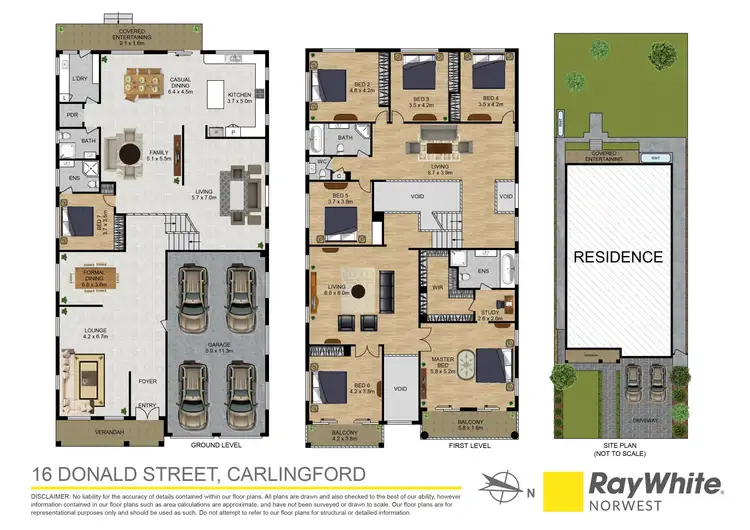 Floorplan of Homely house listing, 16 Donald Street, Carlingford NSW 2118