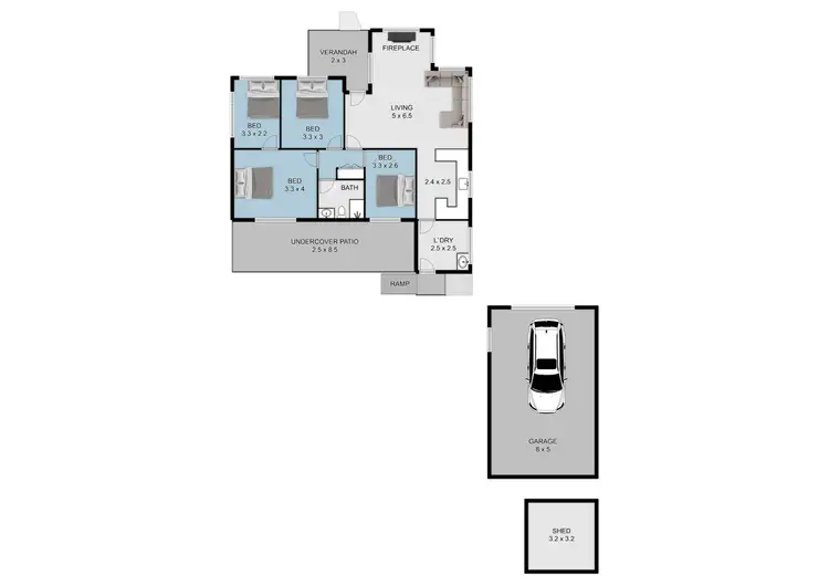 Floorplan of Homely house listing, 39 Wahroonga Street, Raymond Terrace NSW 2324