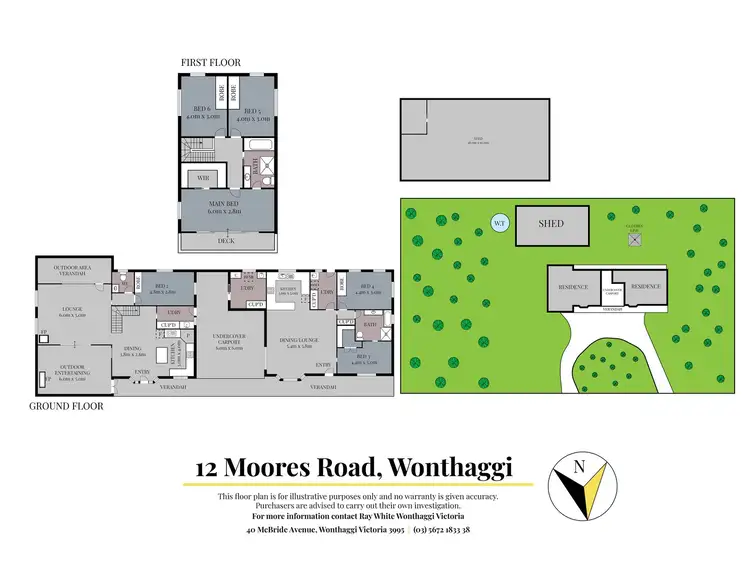 Floorplan of Homely house listing, 12 Moores Road, Wonthaggi VIC 3995