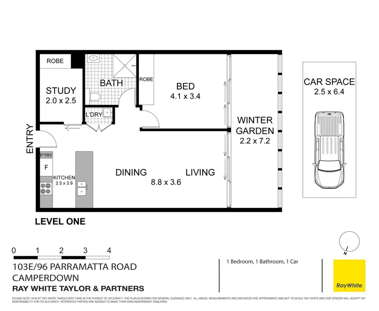 Floorplan of Homely apartment listing, 103E/96 Parramatta Road, Camperdown NSW 2050