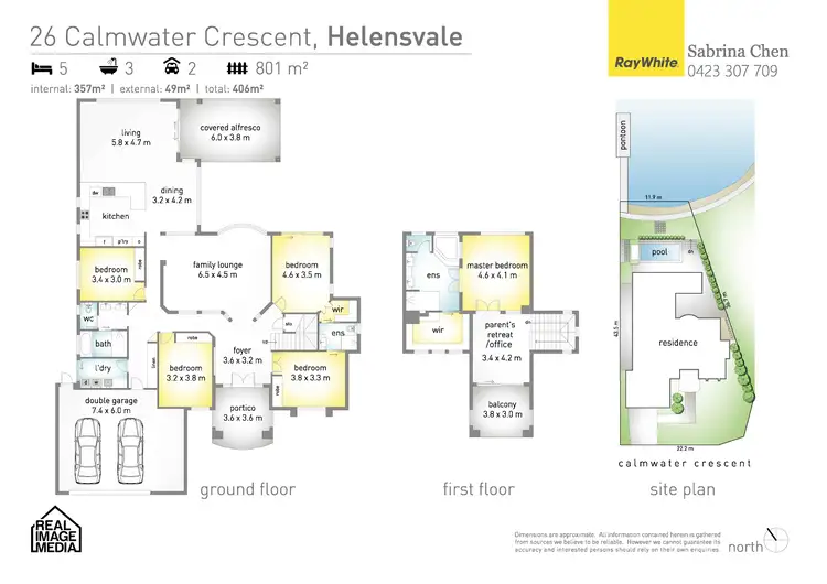 Floorplan of Homely house listing, 26 Calmwater Crescent, Helensvale QLD 4212