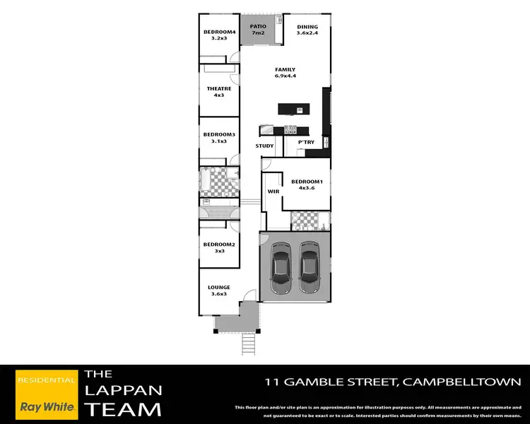 Floorplan of Homely house listing, 11 Gamble Street, Campbelltown NSW 2560