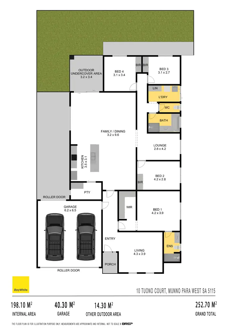 Floorplan of Homely house listing, 10 Tuono Court, Munno Para West SA 5115
