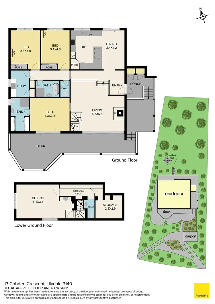 Floorplan of Homely house listing, 13 Cobden Crescent, Lilydale VIC 3140