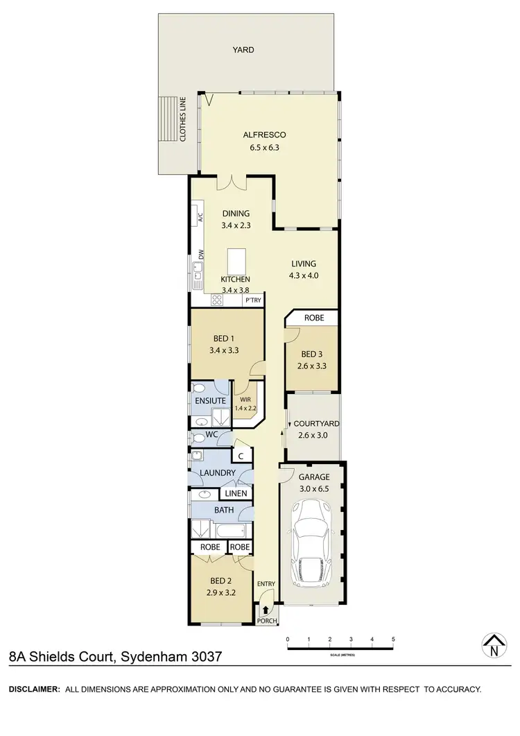 Floorplan of Homely house listing, 8A Shields Court, Sydenham VIC 3037