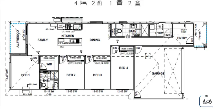Floorplan of Homely house listing, 52 Snowdonia Crescent, Yarrabilba QLD 4207