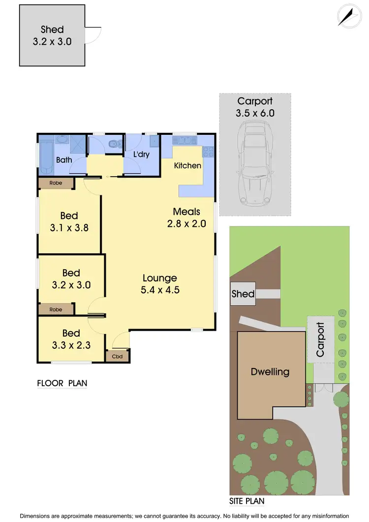Floorplan of Homely house listing, 14 Adam Close, Rowville VIC 3178