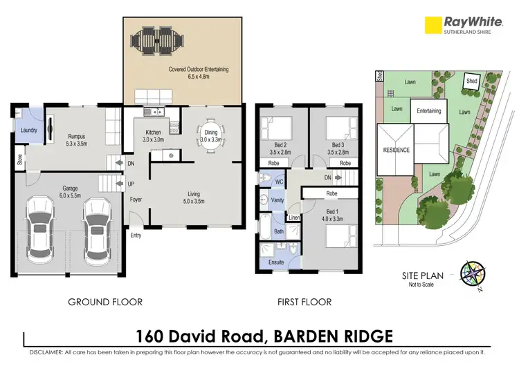 Floorplan of Homely house listing, 160 David Road, Barden Ridge NSW 2234