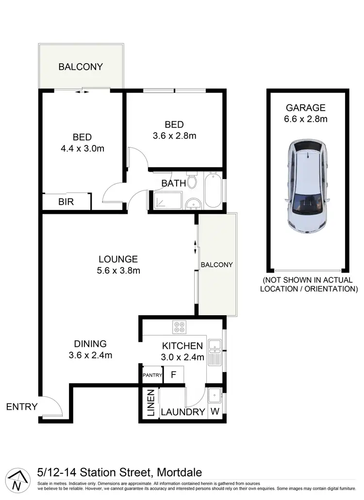 Floorplan of Homely apartment listing, 5/12-14 Station Street, Mortdale NSW 2223