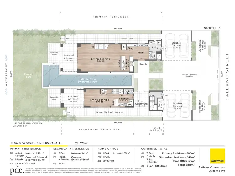 Floorplan of Homely house listing, 90 Salerno Street, Isle of Capri QLD 4217