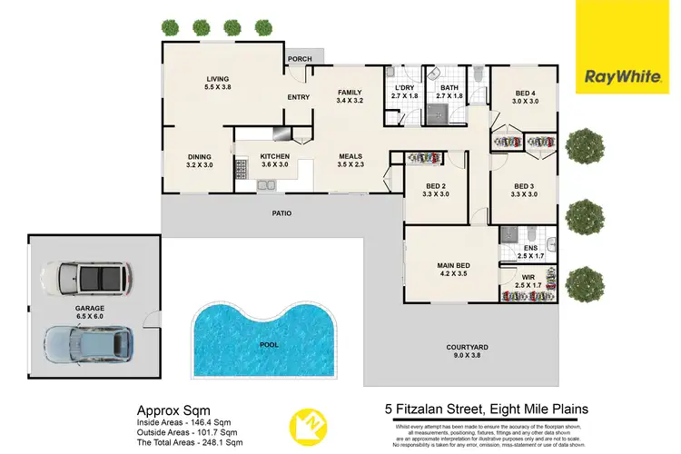 Floorplan of Homely house listing, 5 Fitzalan Street, Eight Mile Plains QLD 4113