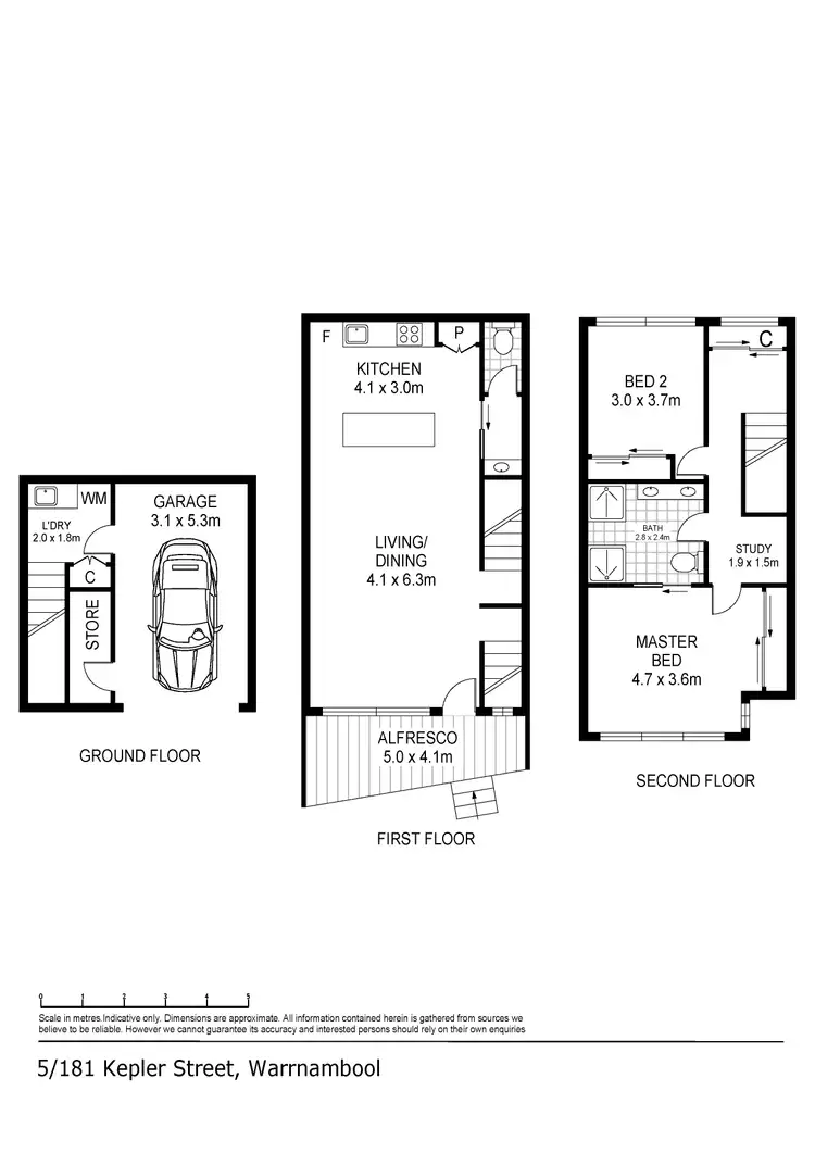 Floorplan of Homely house listing, 5/181 Kepler Street, Warrnambool VIC 3280