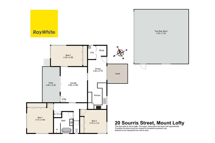 Floorplan of Homely house listing, 20 Sourris Street, Mount Lofty QLD 4350
