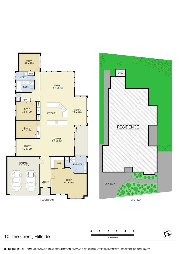 Floorplan of Homely house listing, 10 The Crest, Hillside VIC 3037