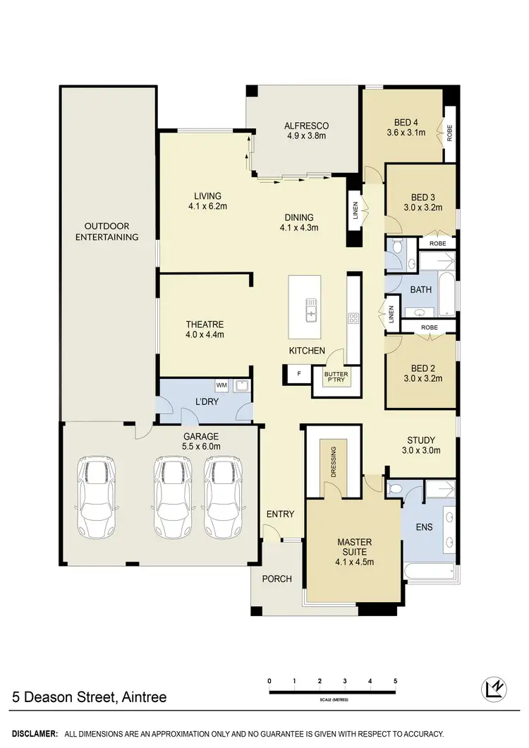 Floorplan of Homely house listing, 5 Deason Street, Aintree VIC 3336