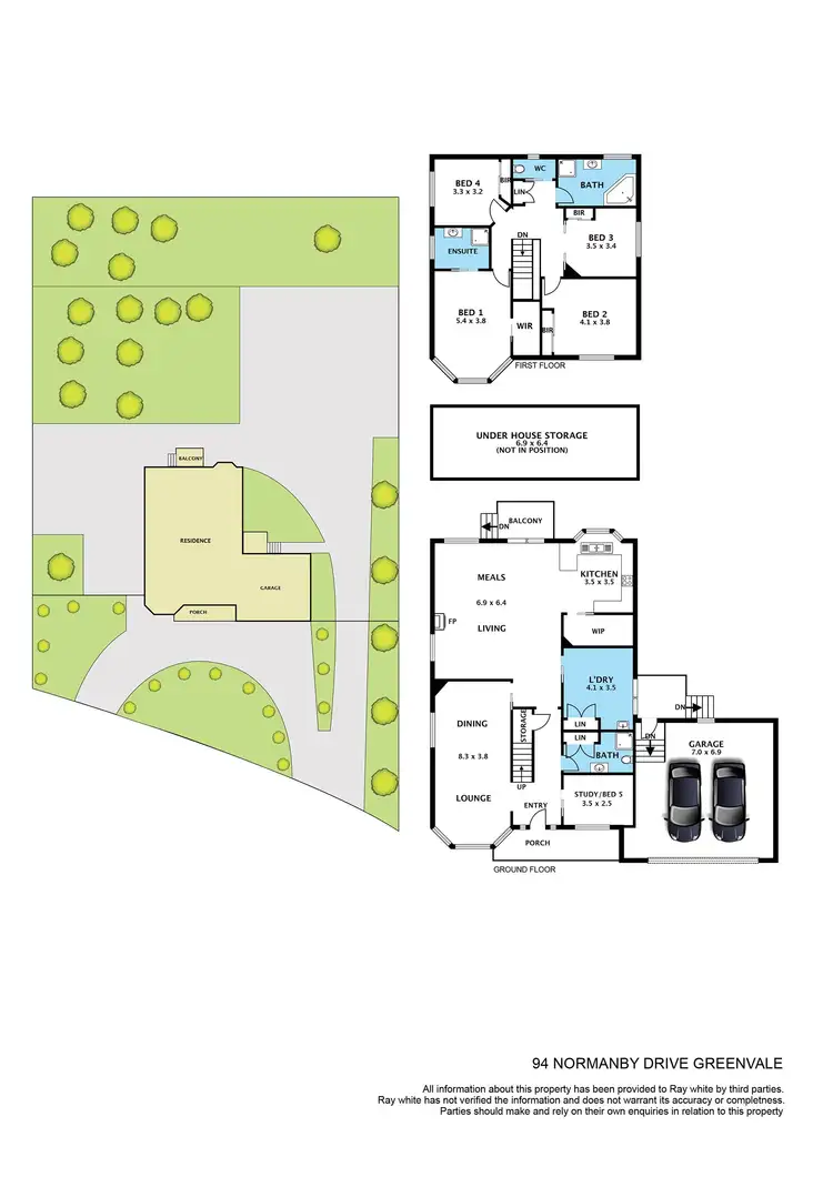 Floorplan of Homely house listing, 94 Normanby Drive, Greenvale VIC 3059