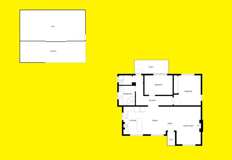 Floorplan of Homely house listing, 11 Jenkins Place, Mildura VIC 3500