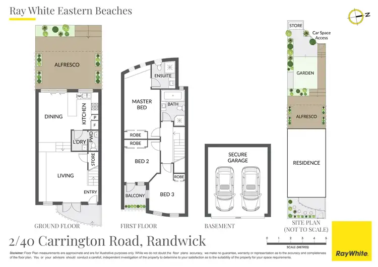 Floorplan of Homely townhouse listing, 2/40 Carrington Road, Randwick NSW 2031