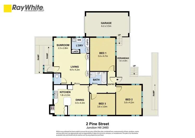 Floorplan of Homely house listing, 2 Pine Street, Junction Hill NSW 2460