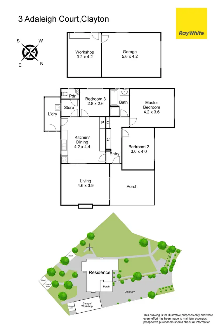 Floorplan of Homely house listing, 3 Adaleigh Court, Clayton VIC 3168