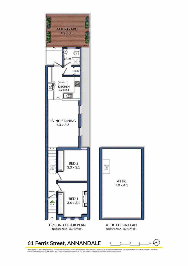 Floorplan of Homely house listing, 61 Ferris Street, Annandale NSW 2038