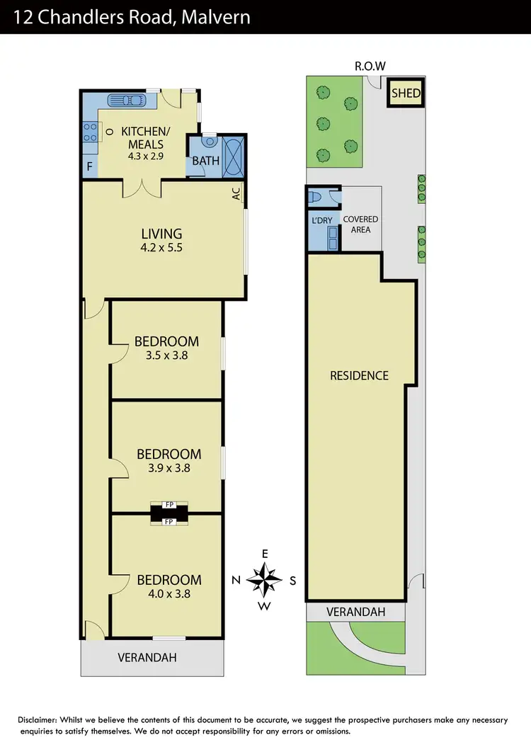 Floorplan of Homely house listing, 12 Chandlers Road, Malvern VIC 3144