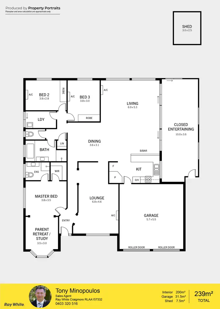 Floorplan of Homely house listing, 6 Woodland Way, Paralowie SA 5108