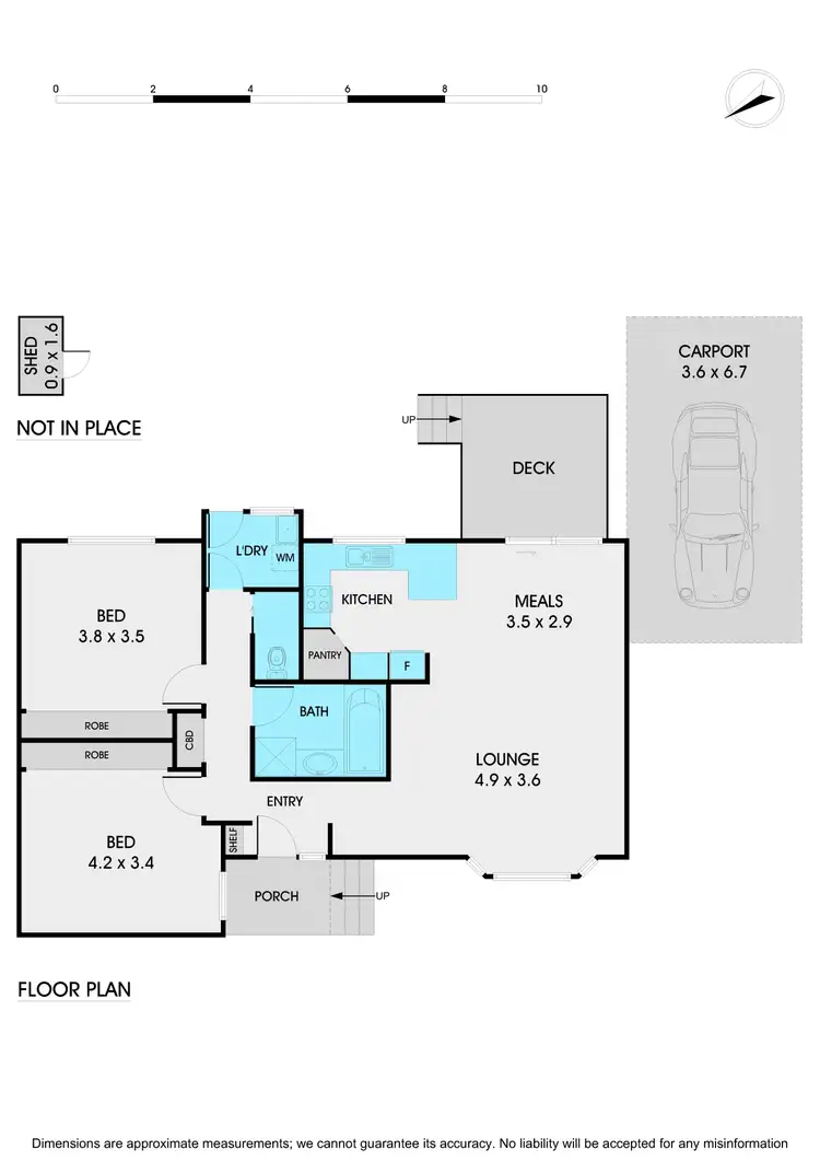 Floorplan of Homely unit listing, 2/8 Matlock Road, Wantirna South VIC 3152