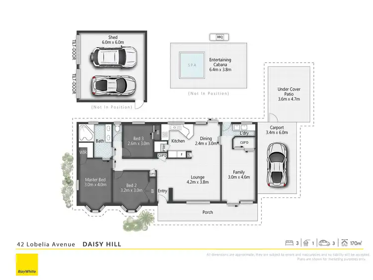 Floorplan of Homely house listing, 42 Lobelia Avenue, Daisy Hill QLD 4127
