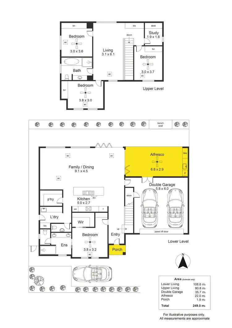 Floorplan of Homely house listing, 16B Cliff Street, Glenelg East SA 5045