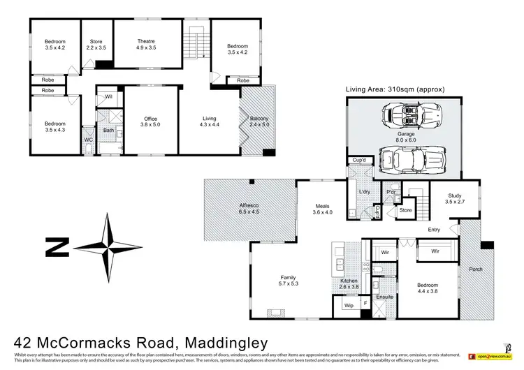 Floorplan of Homely house listing, 42 McCormacks Road, Maddingley VIC 3340