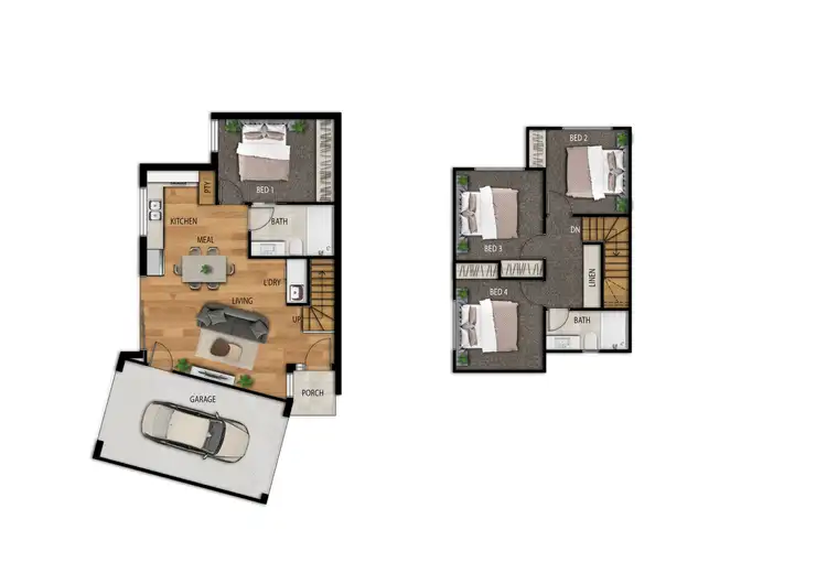 Floorplan of Homely townhouse listing, 3/9 Poplar Crescent, Bellfield VIC 3081
